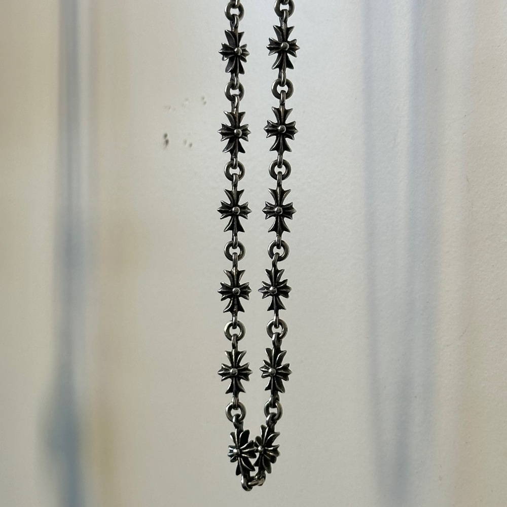 Chrome Hearts Tiny E Cross Chain / Necklace